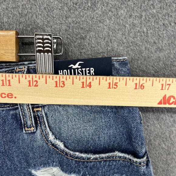 Hollister Shorts Womens 9 W29 Ultra High Rise Vintage Relaxed Mom Distressed - Picture 6 of 15